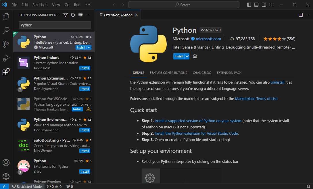 VS Code Python