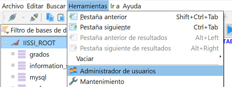 Administrador de usuarios