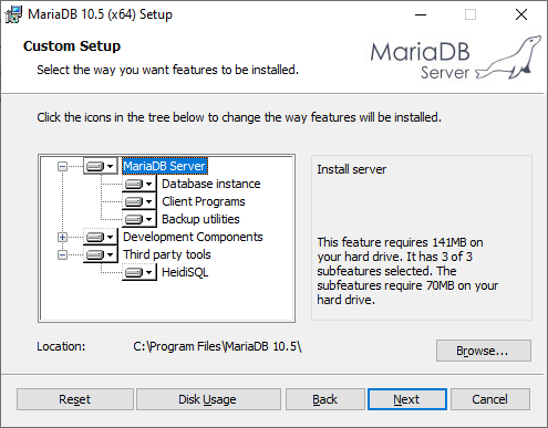 Instalación MariaDB 1