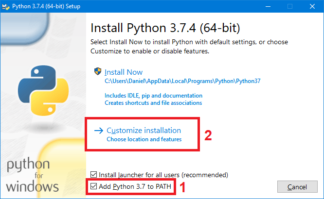 Instalación Python